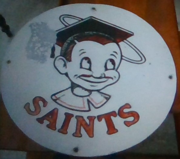 One of the oldest Sammy the Saint plaques we could find. 