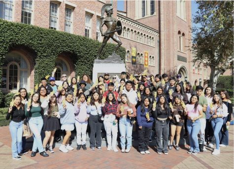 Fight on! SMHS Seniors spent time on the USC campus getting a taste of what college life could be like.