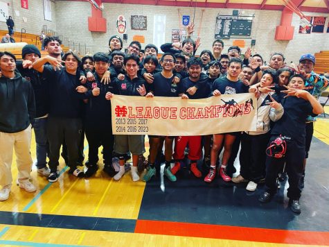 Boys Wrestling Takes Home the League Championship