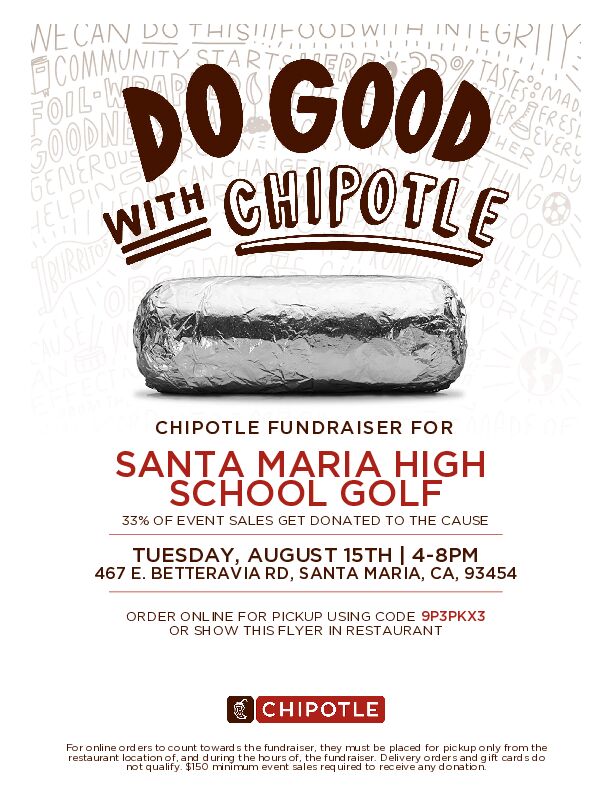 Tuesday+night%2C+the+Golf+team+held+a+fundraiser+at+Chipotle.+The+team+earned+33%25+of+sales+where+this+flyer+was+presented.