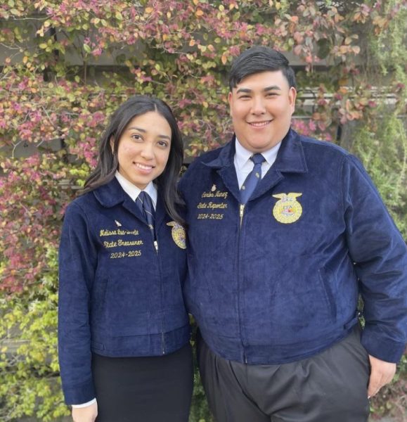 Melissa Lua and Carlos Nunez for CA State Officers. Photo Provided By Ms. Pineda