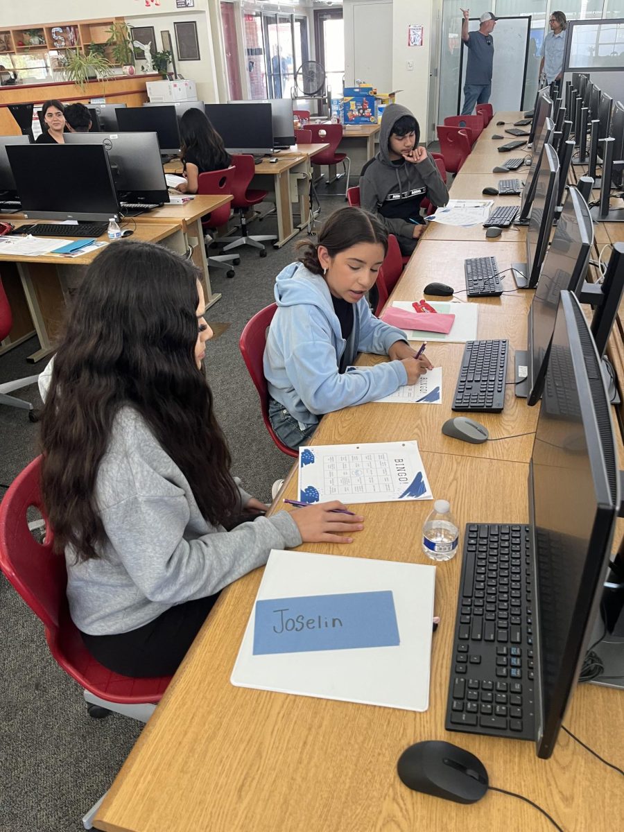 The Freshman Jumpstart at SM's school library. (this photo was provided by ms. pineda)